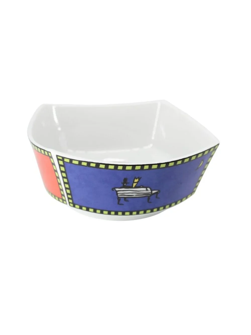 Rosenthal Flash Love Story Dorothy Hagner Serving Bowl Vintage 94567